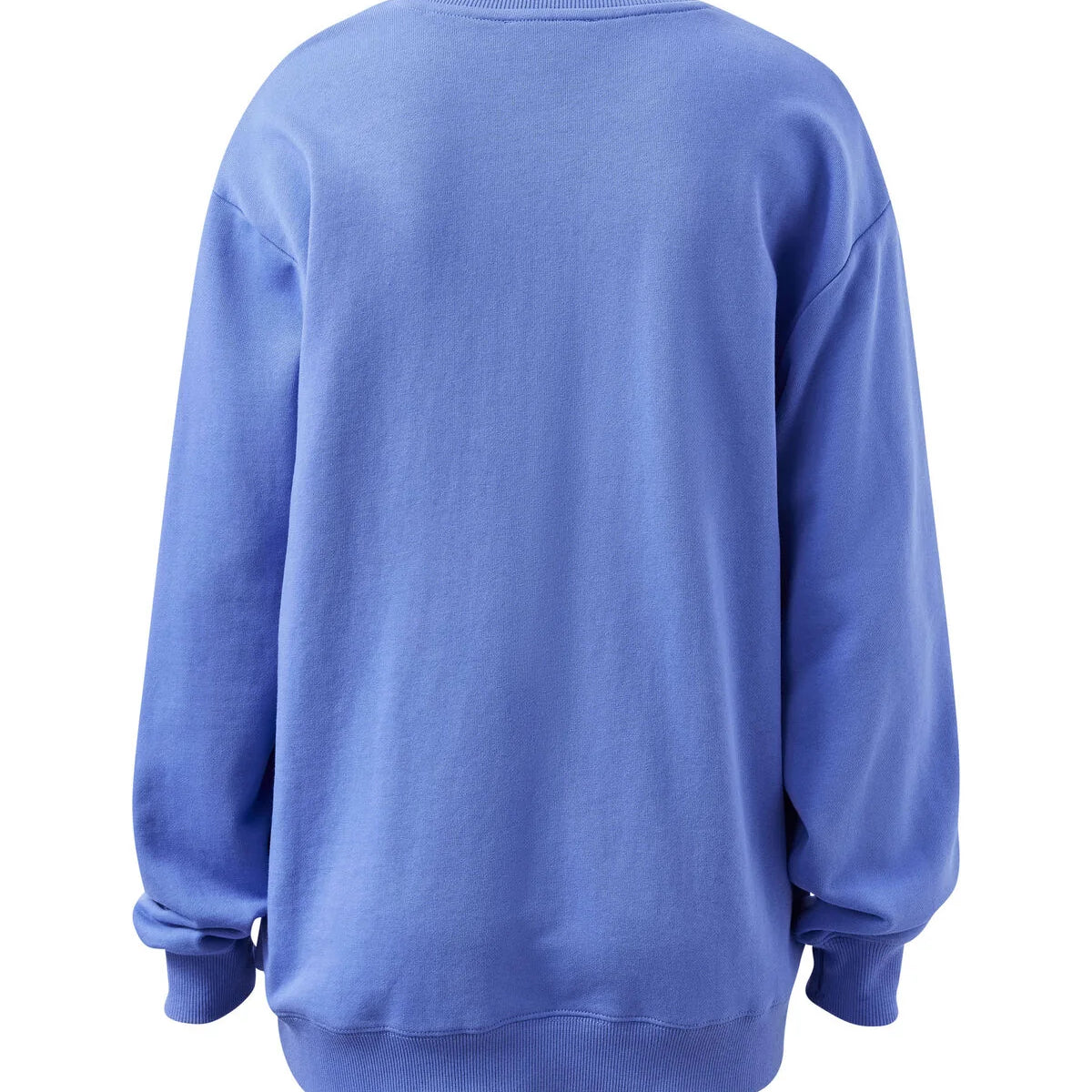 back of Isla Oversized Slouchy Crew - Vintage Blue Pink Clay Burnt Toffee Heritage | Ceres Life