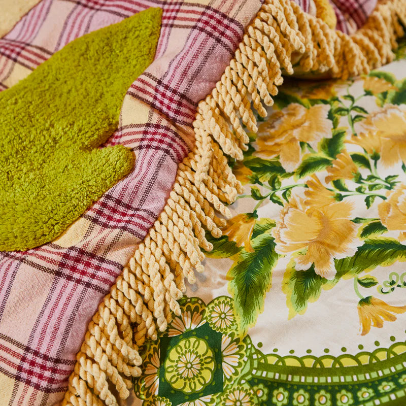 Isla Tufted Bedcover by Sage & Clare fabric details