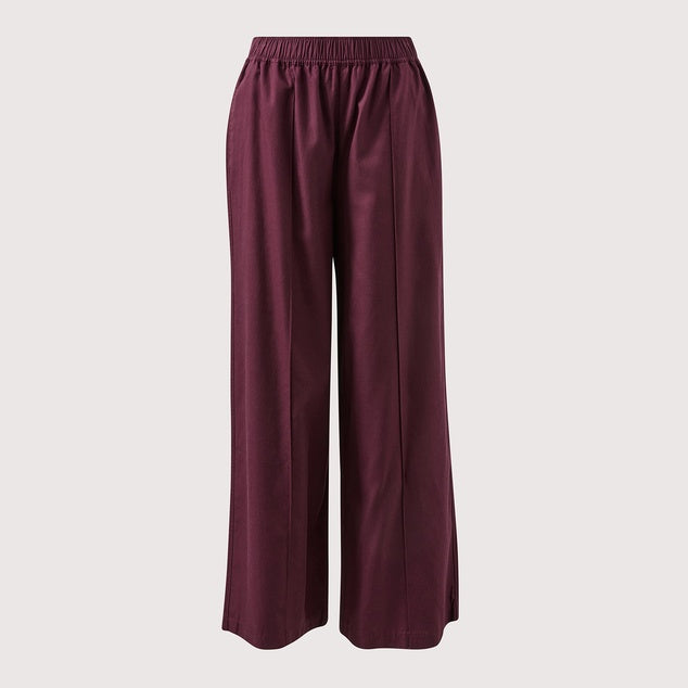 Izzie Pinstitch Pant - Burgundy by Ceres Life