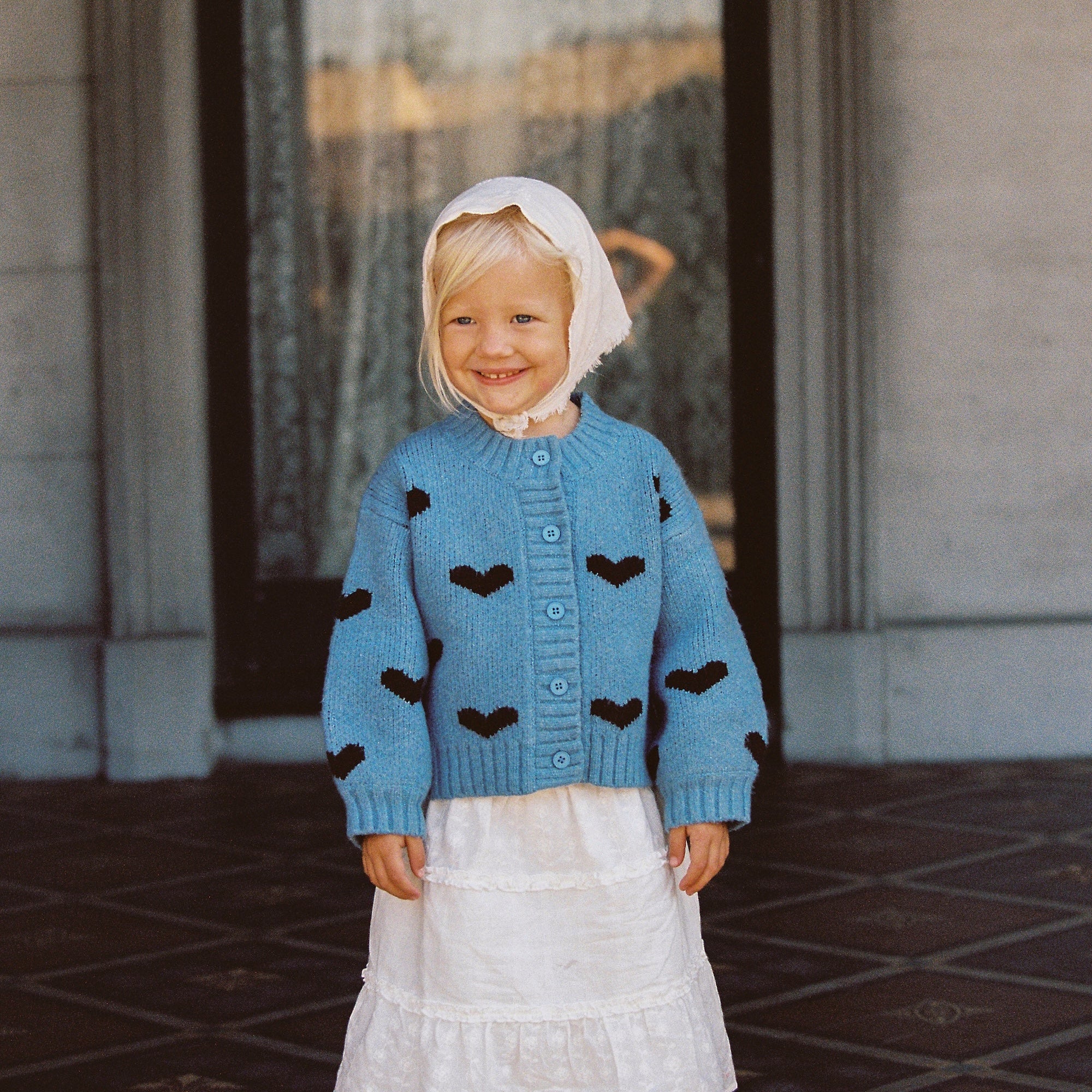 JNR Sweetheart Cardigan Hearts by Juni