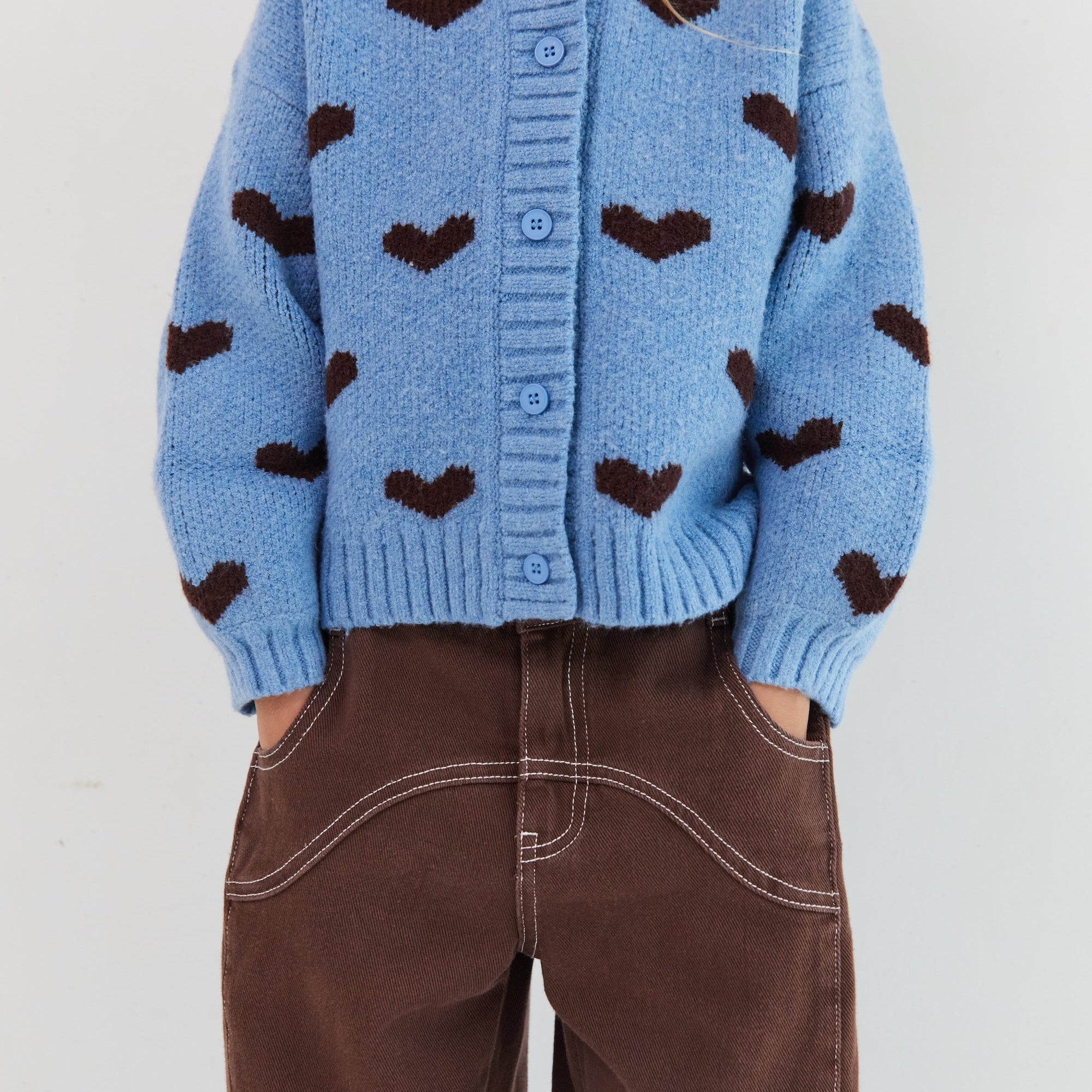 Shop Juni JNR Sweetheart knit cardigan online