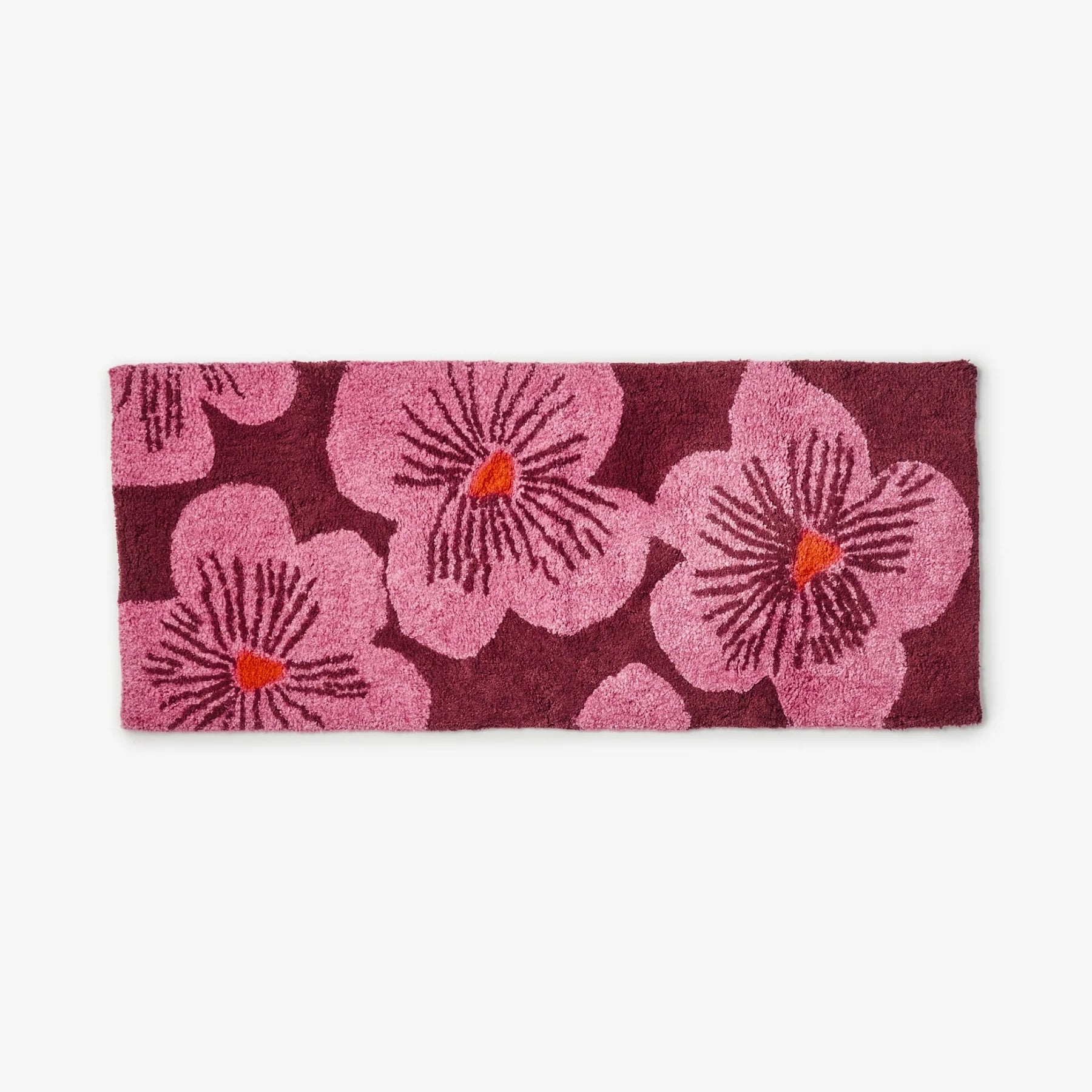 Jardin Pink Bath runner by Bonnie & Neil