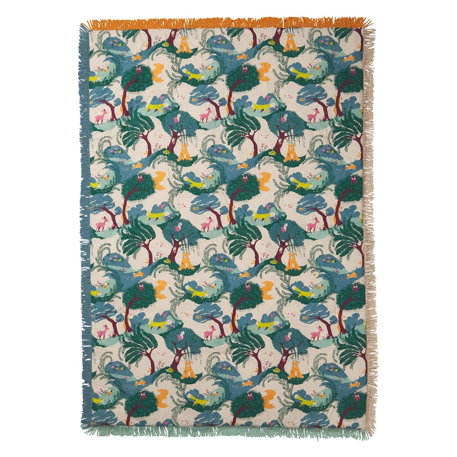 print detail on childs Jarvis bedcover surface