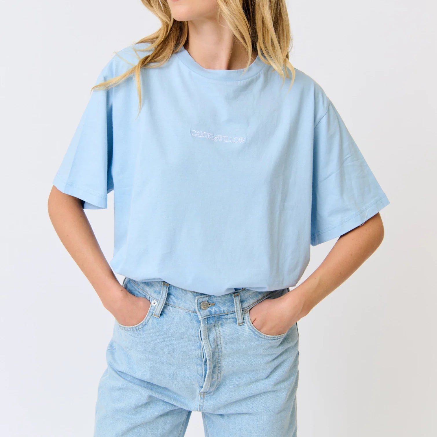 Jeana Tee ice blue cartel and willow