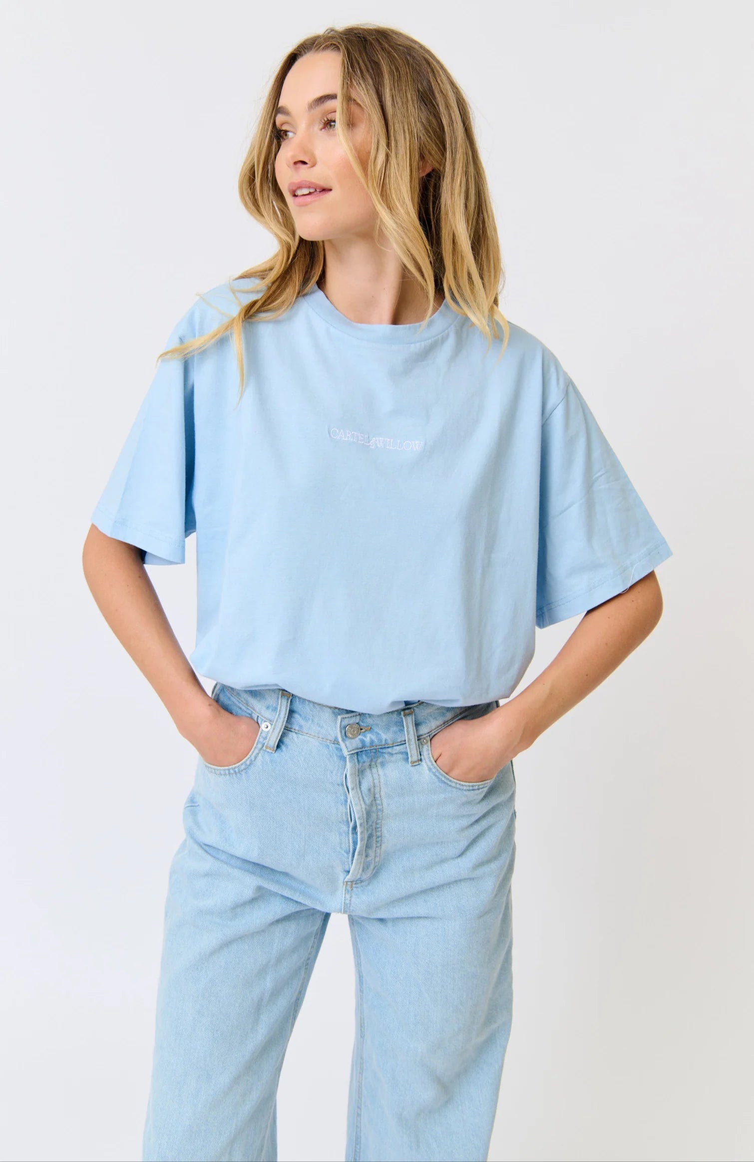 Jeana Tee ice blue cartel and willow