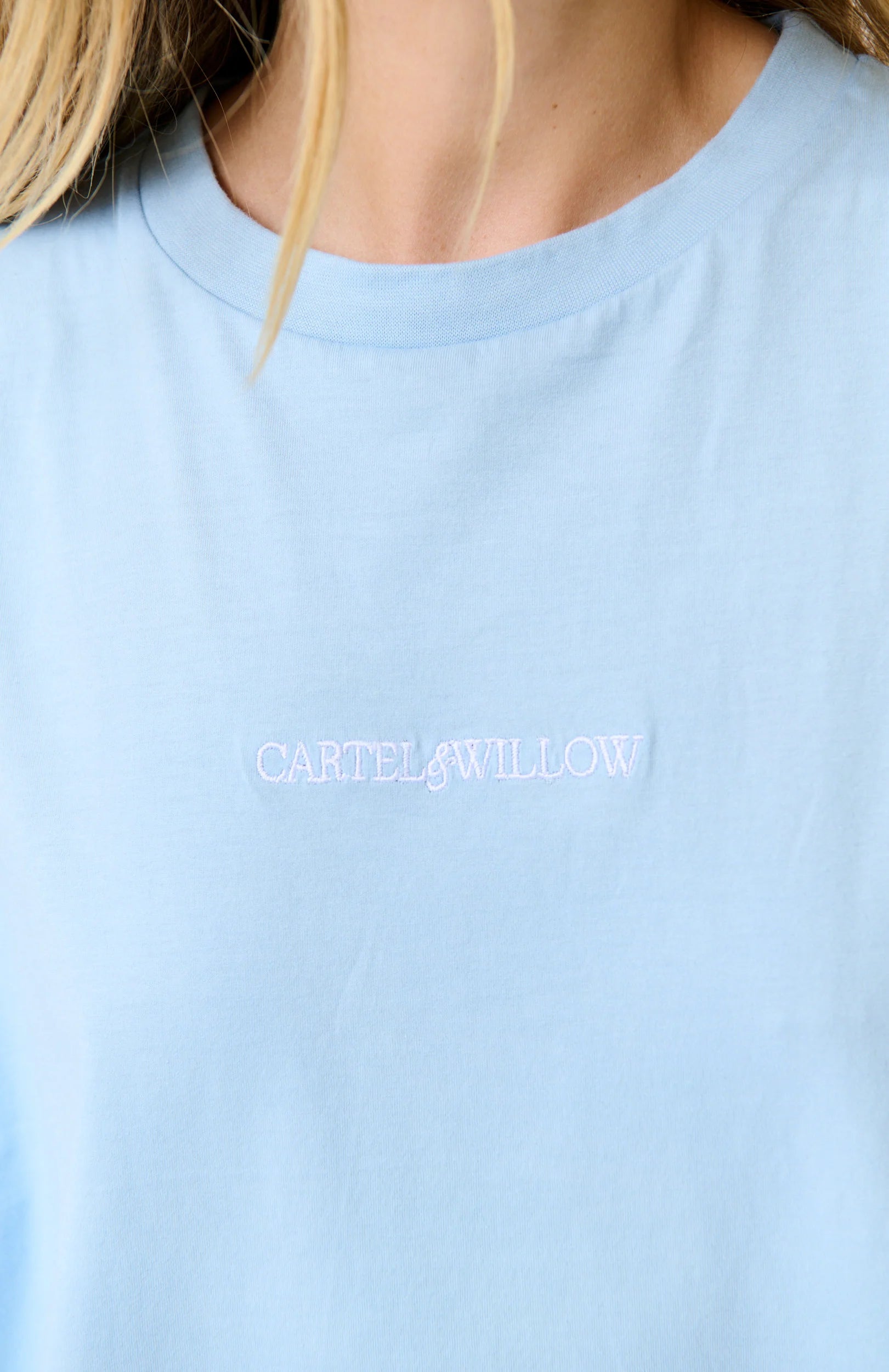 Jeana tee ice blue cartel and willow