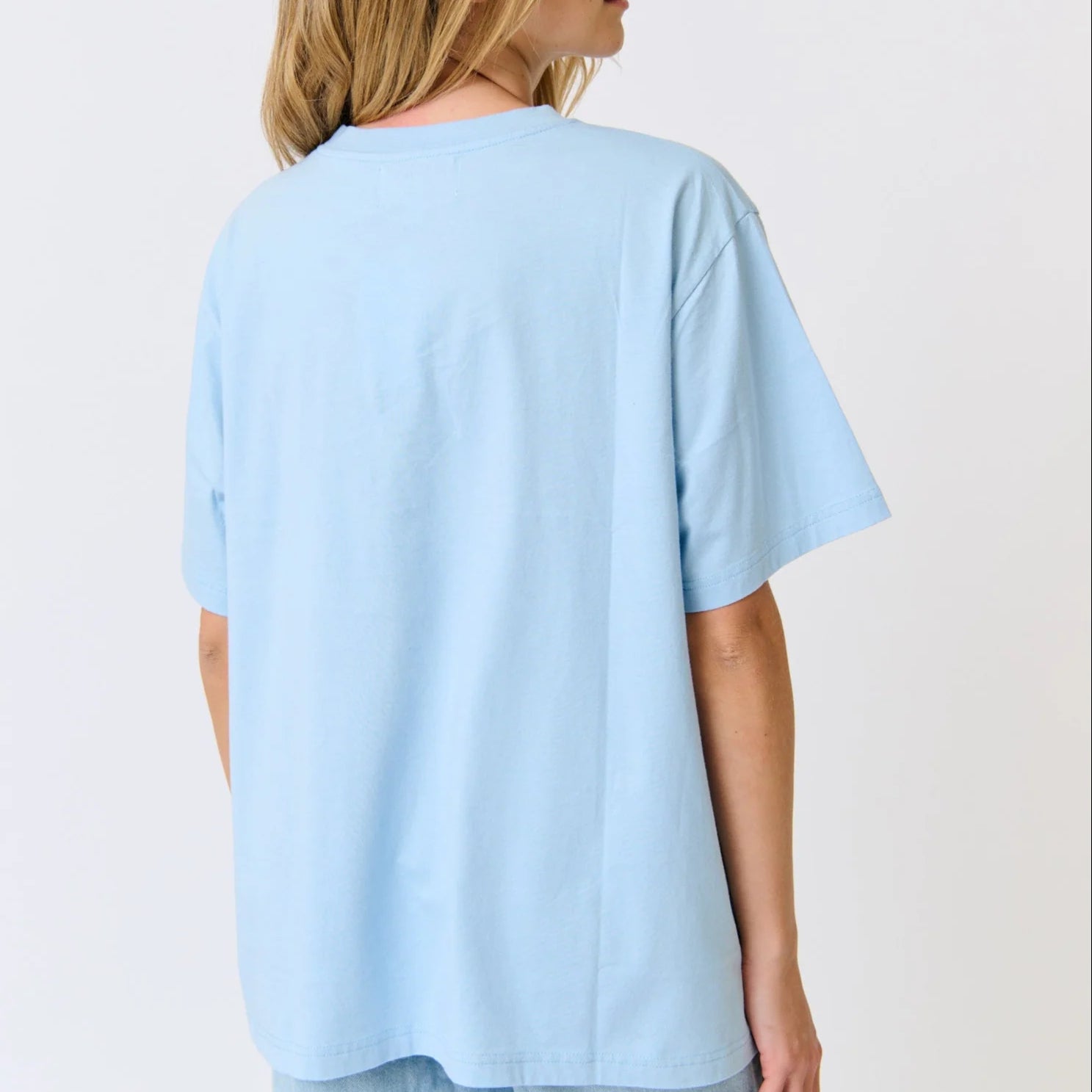 Cartel and willow light blue tee