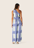 back view of Jordi One Shoulder Jumpsuit by MOS The Label