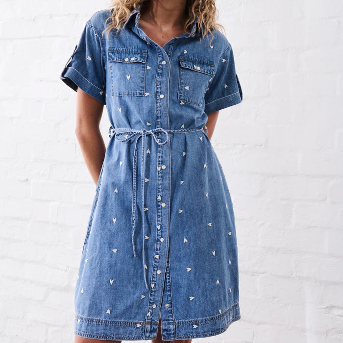 Kireina Simone Dress with Hearts