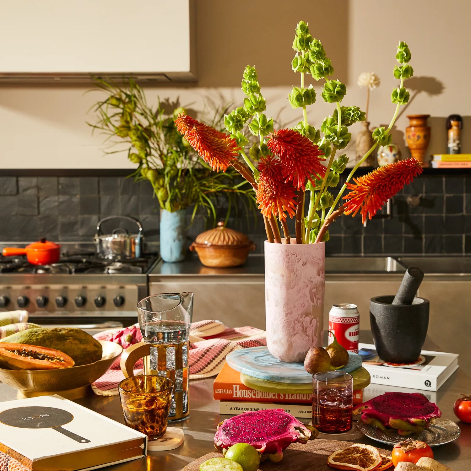 Kalinda Vase sage and clare