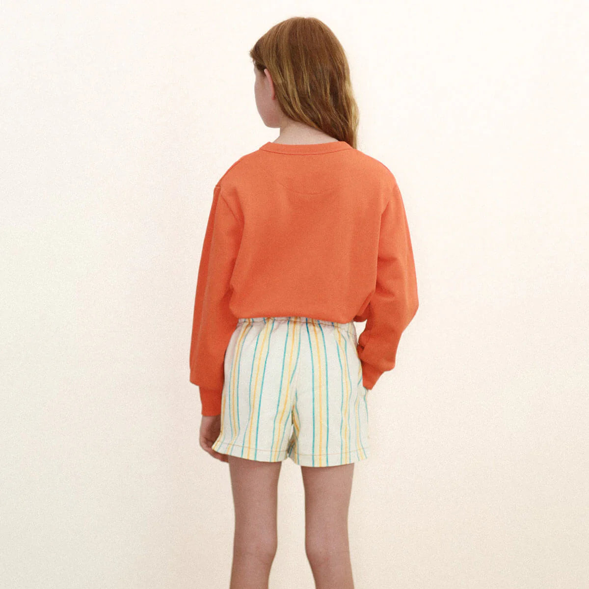 Back view of Tiny & Tiny Graphic Sweatshirt - Summer Red