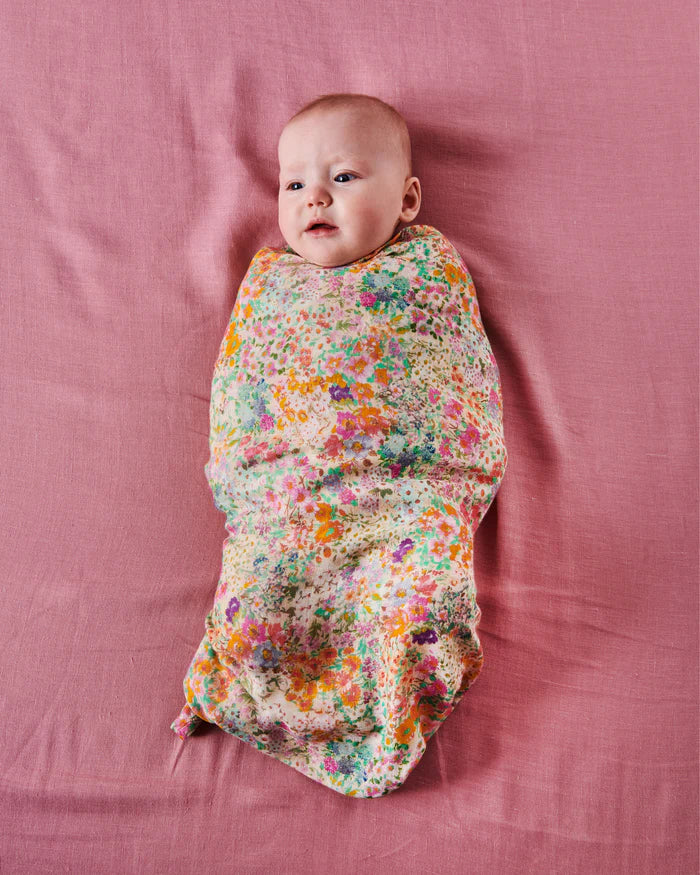 Bamboo Swaddle Design: Sea Friends by Kip & Co