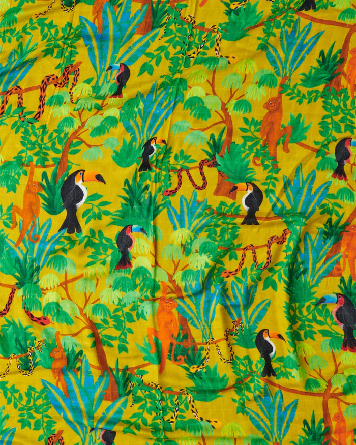 Bamboo Swaddle Design: Jungle Boogie by Kip & Co