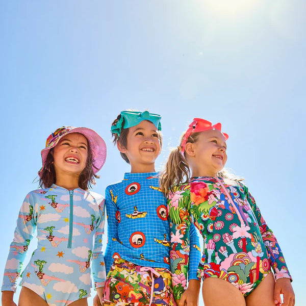 kids wearing Kip & Co swimwear