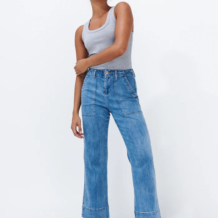 Kireina Celeste pant in 70s Blue