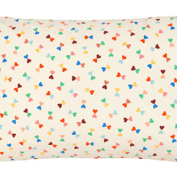 Kissing Hearts Pillowcase by Castle & Things