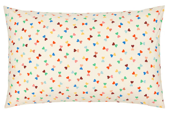 Kissing Hearts Pillowcase by Castle & Things