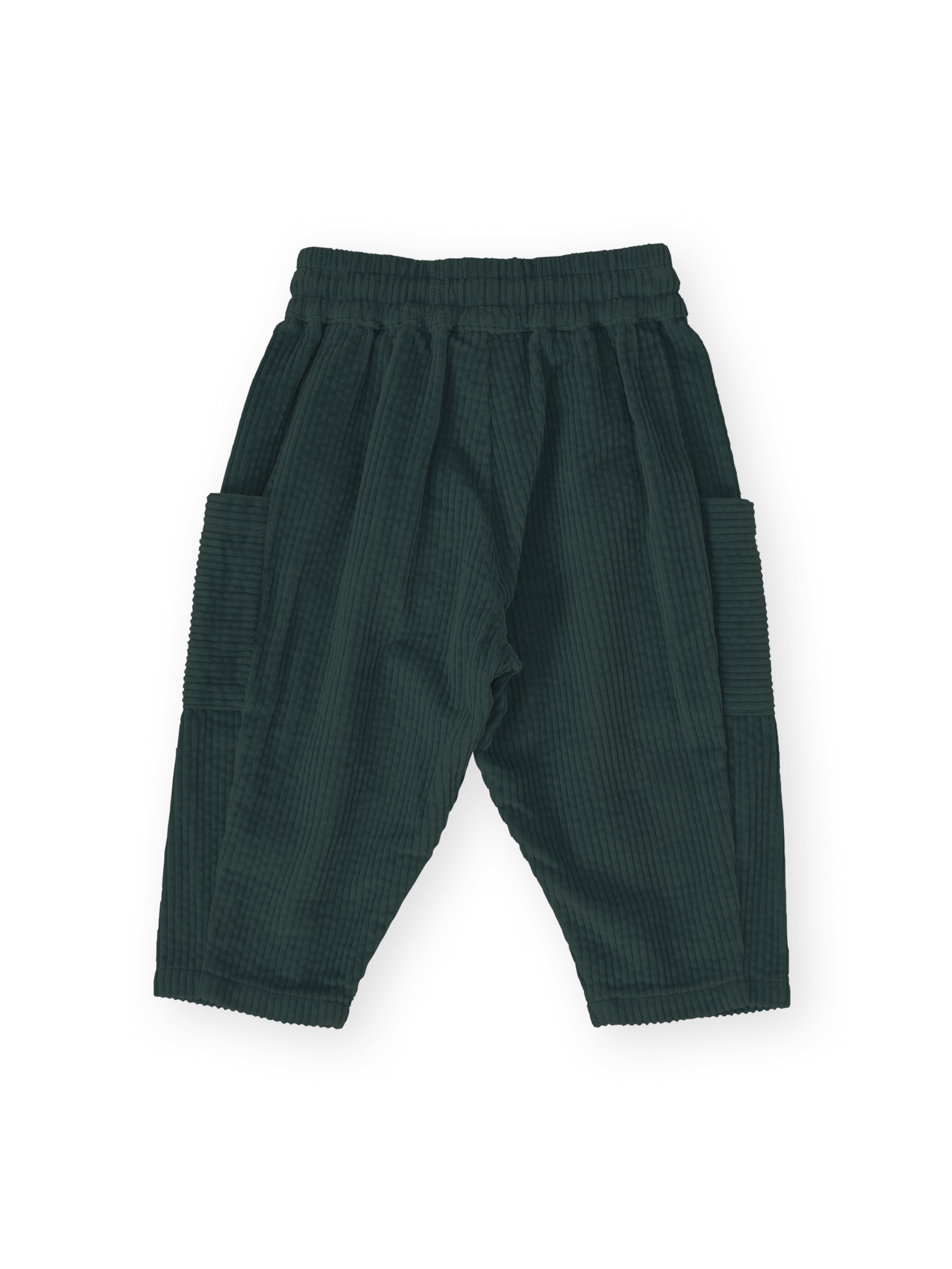 Kit Corduroy Pocket Pant back view- Moss | Goldie + Ace