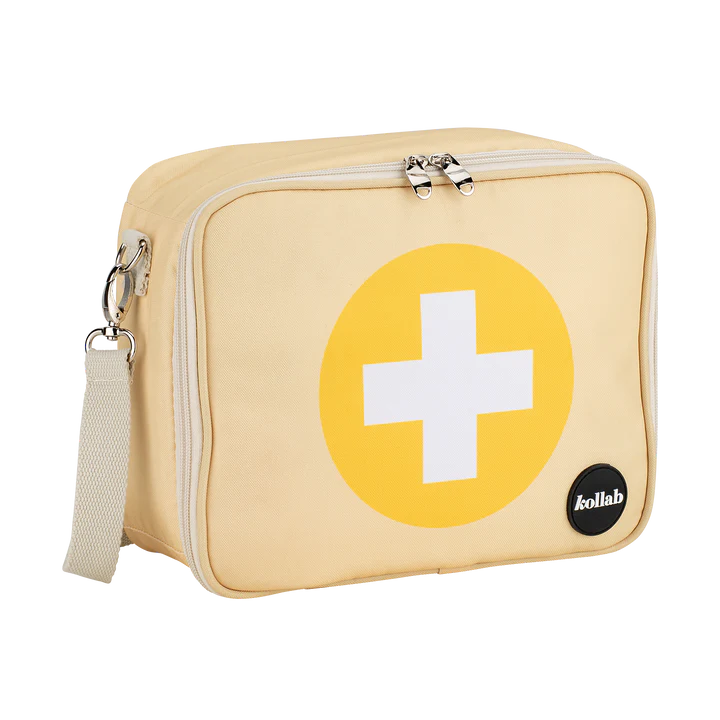 kollab first aid kit in yellow