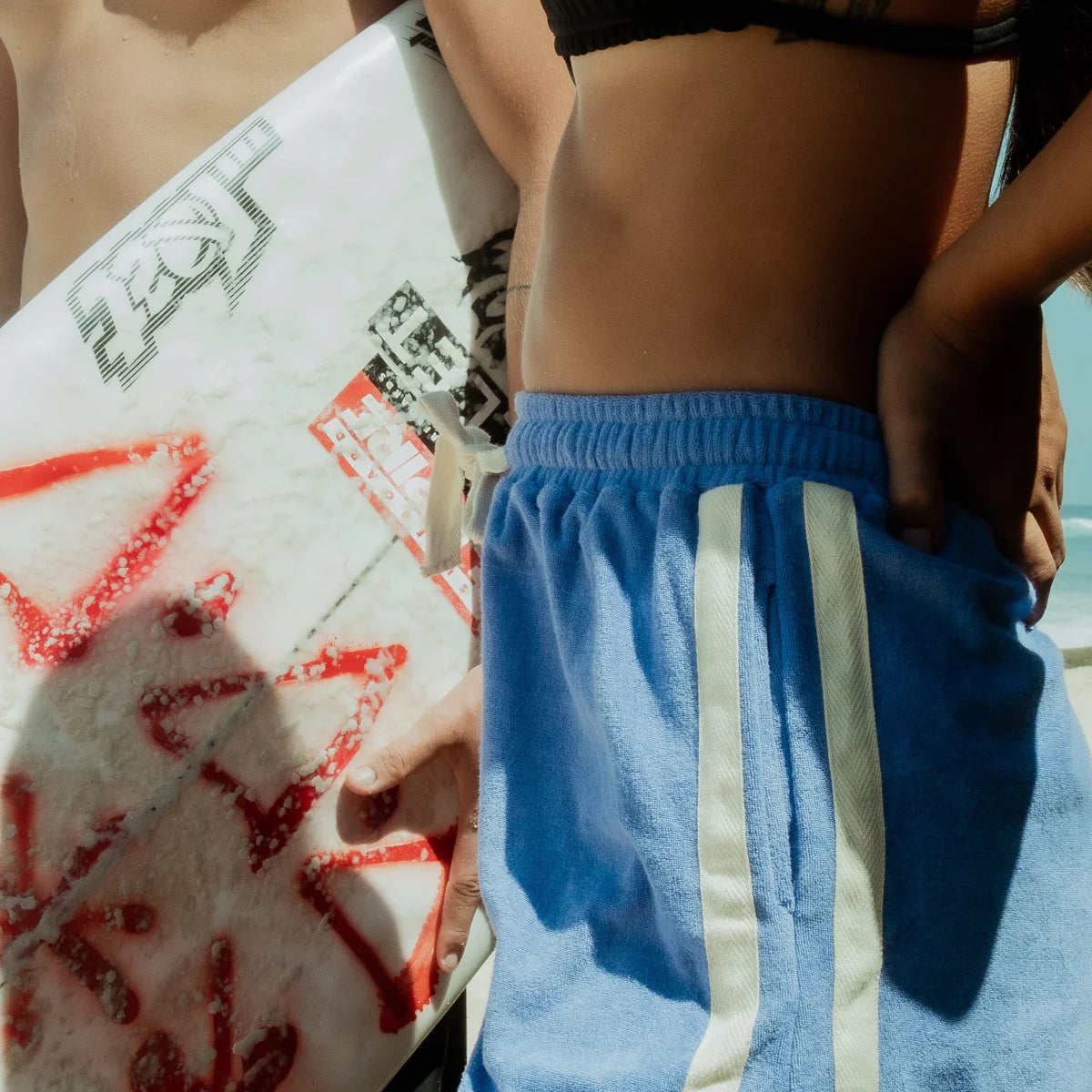 Women's terry towelling shorts