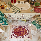 Leopard print Odette Bath Mat by Sage & Clare