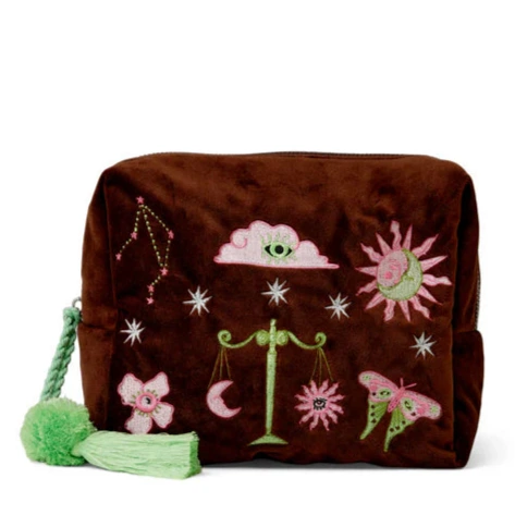 libra astrology cosmetic case