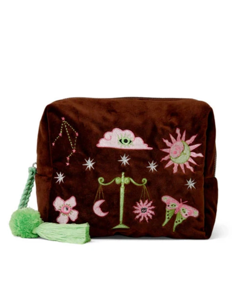 libra astrology cosmetic case