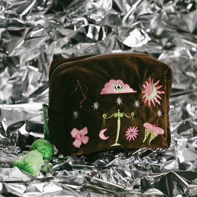 astrology cosmetic case libra