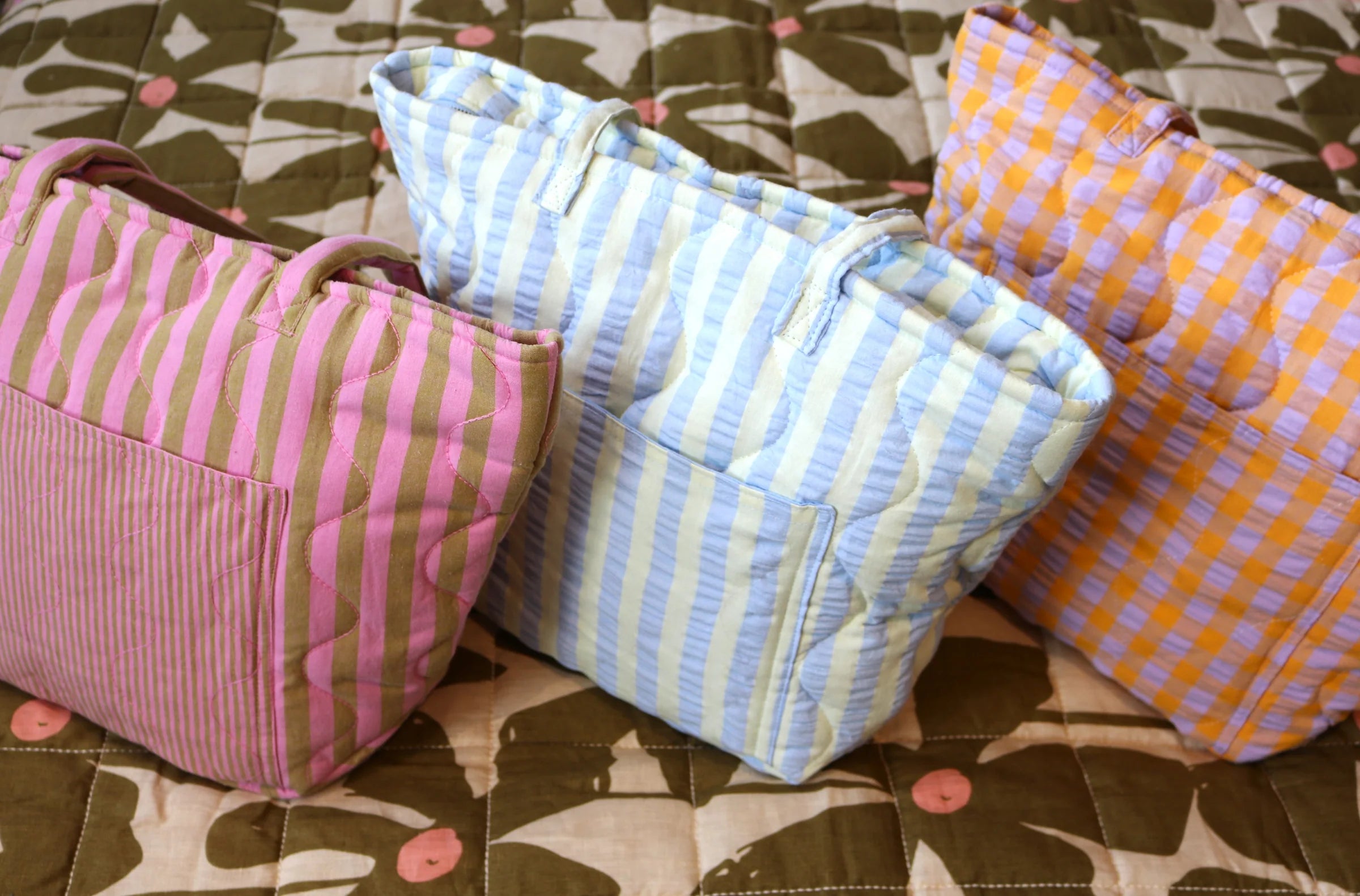 Mosey me quilted baby bags
