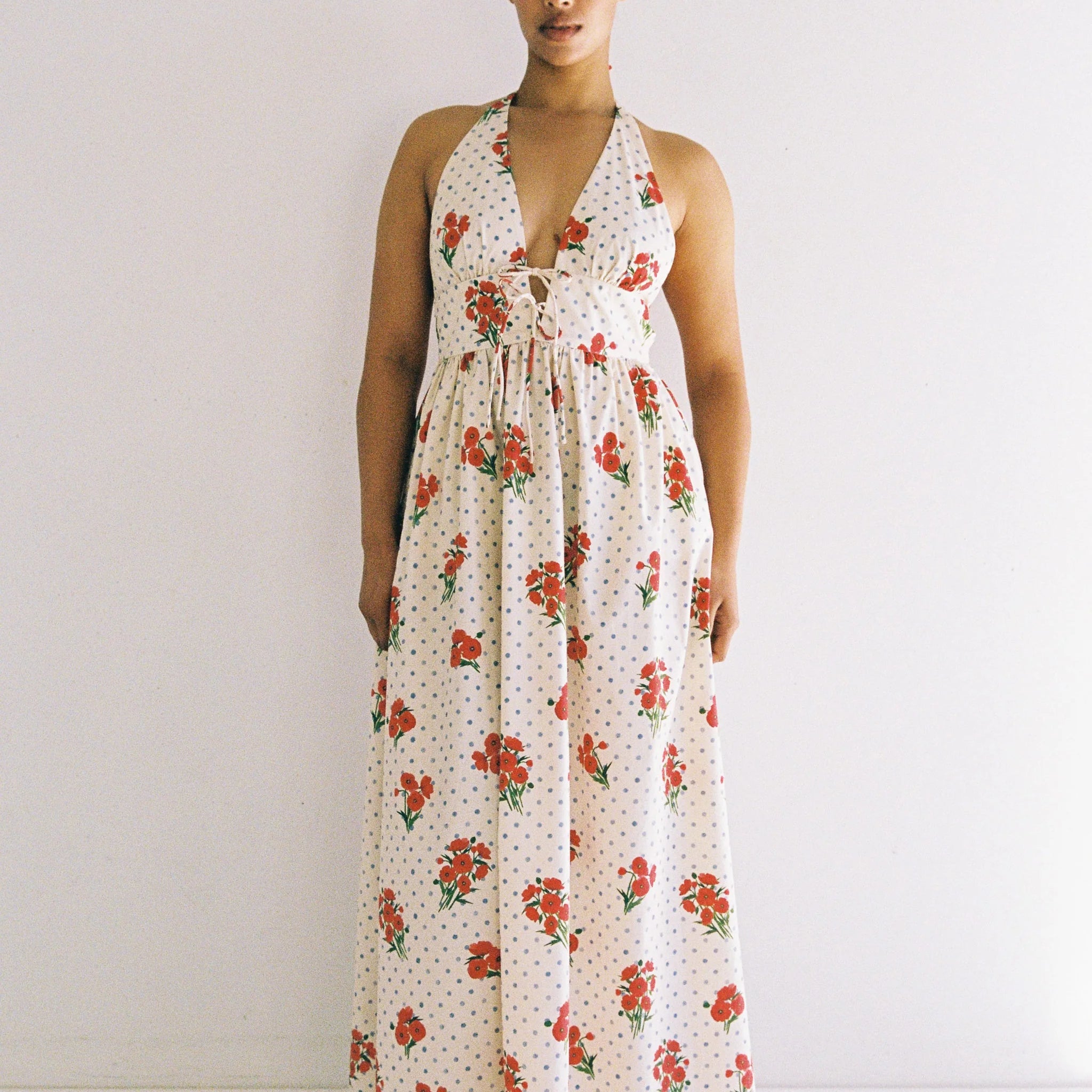 Lily Maxi Dress Poppies by JUNI