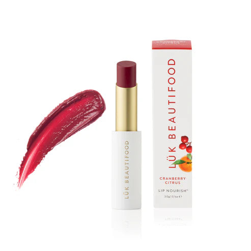 Lip Nourish Cranberry Citrus Luk Beautifood Natural Lip Stick