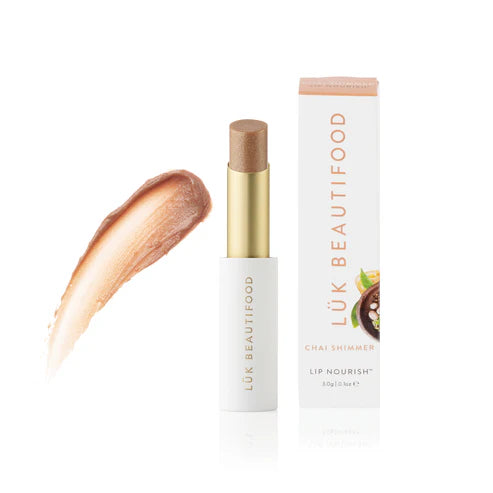 Lip Nourish Chai Shimmer by Luk Beautifood Natural Lipstick