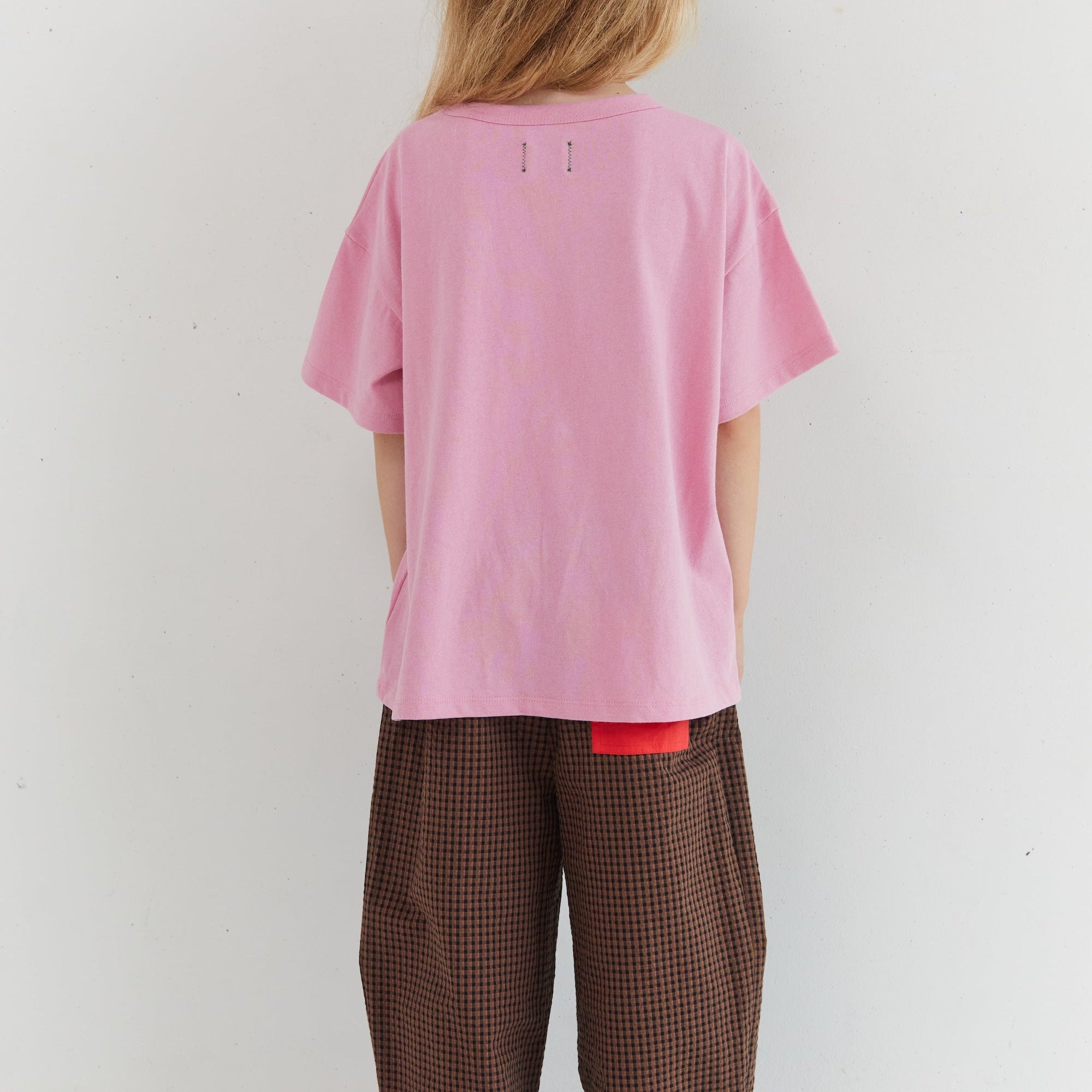 Shop Love Locket Tee Juni organic pink t-shirt online Australia