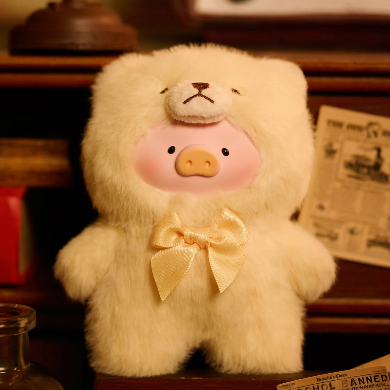 Yellow LuLu the Piggy Vintage Teddy Shop Vinyl Face Blind Box by ToyZero+