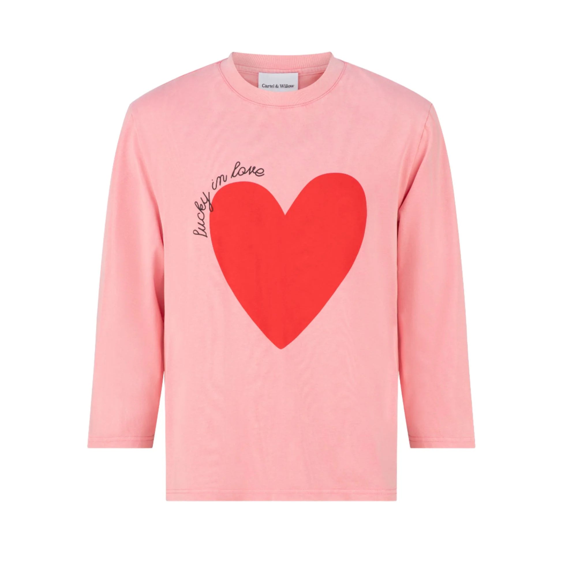 Lucky In Love - Vintage Wash Pink by Cartel & Willow