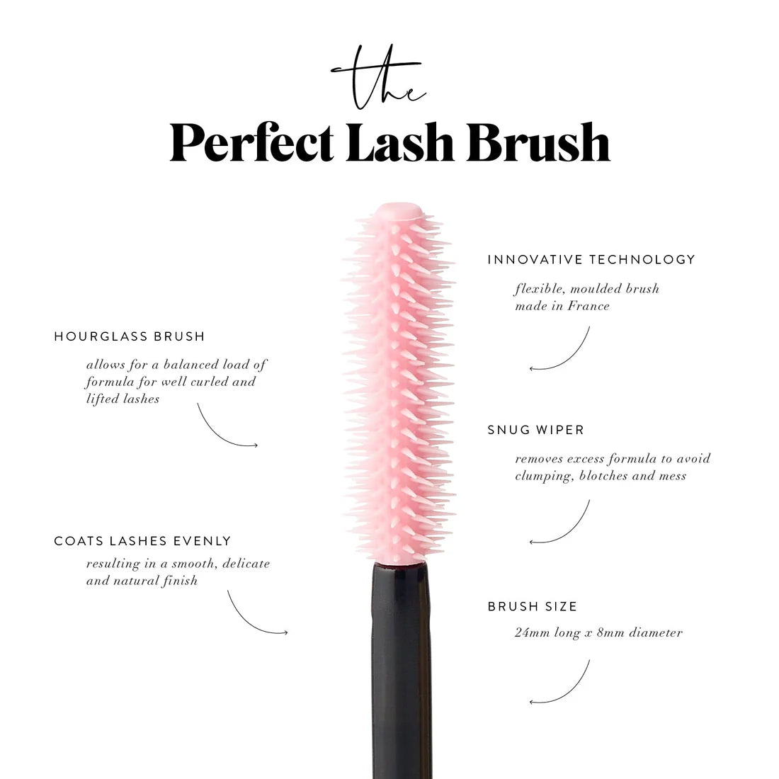 Nourishing mascara by Luk Beautifood - perfect lash brush
