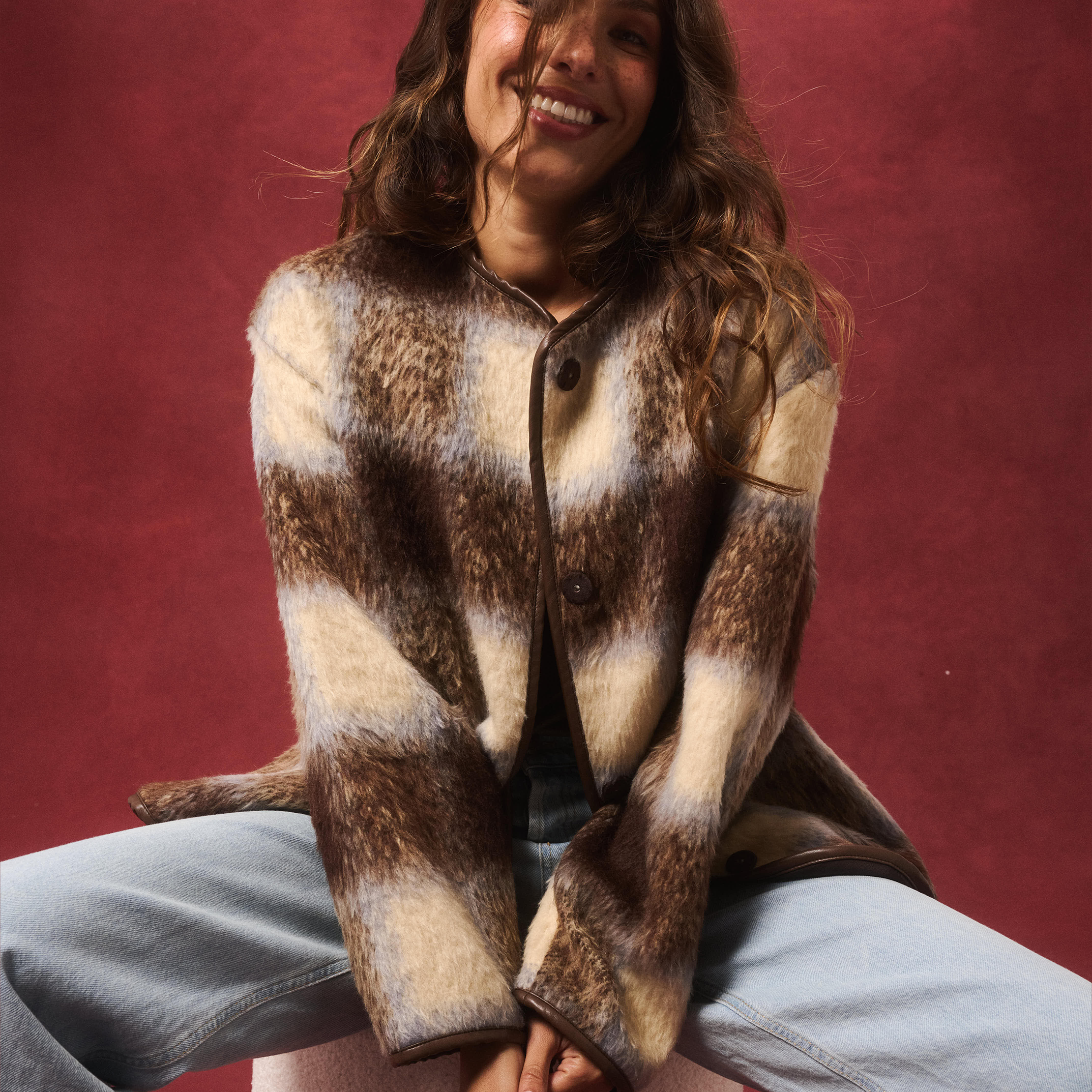 Luka Jacket - Check by Cartel & Willow