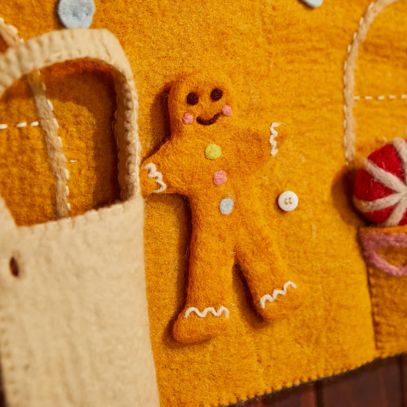 Lyon Gingerbread House Wall Hanging by Sage & Clare