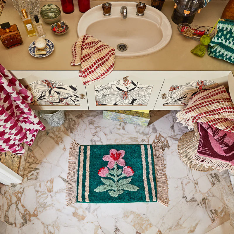 Organic Cotton Mini Bathmat by Sage and Clare