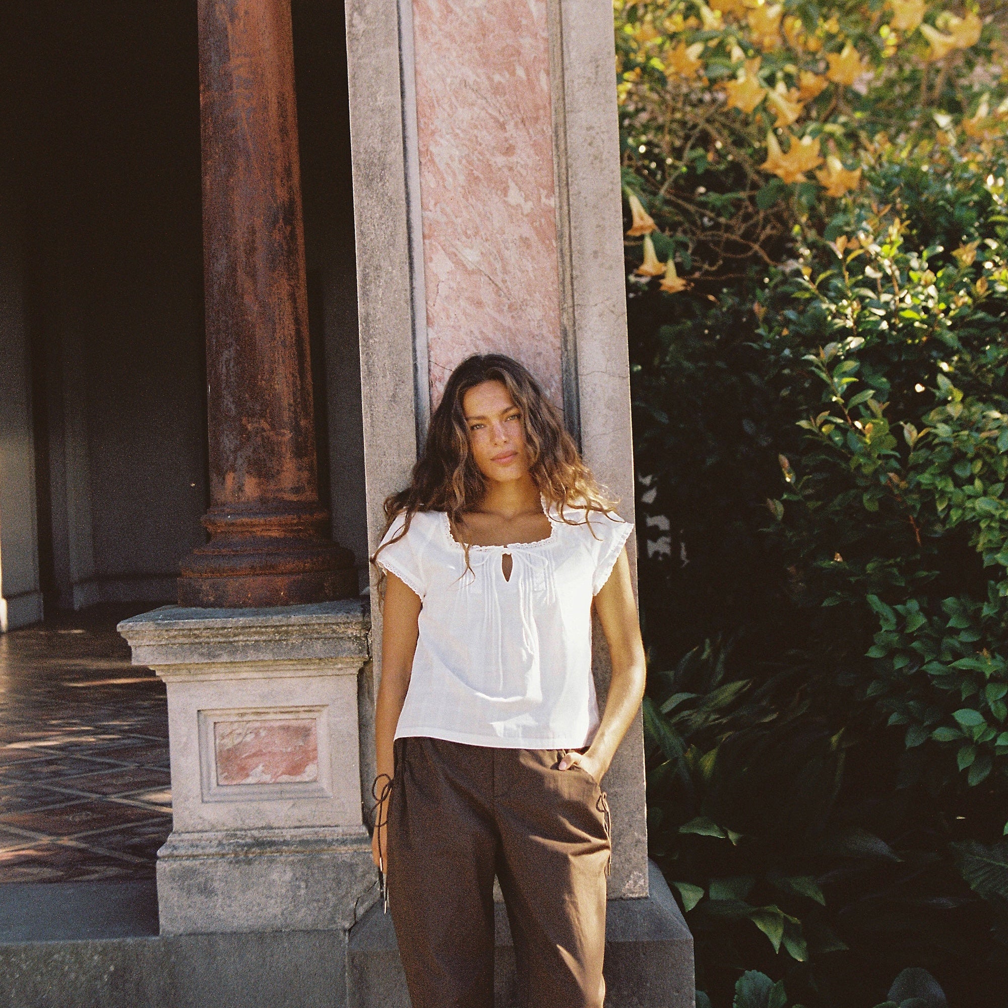 Macie Pant Espresso by Juni
