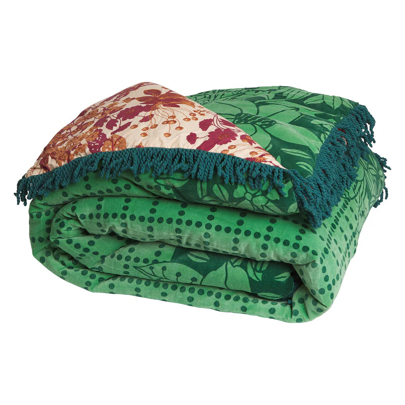 Mallorie velvet blanket by Sage & Clare