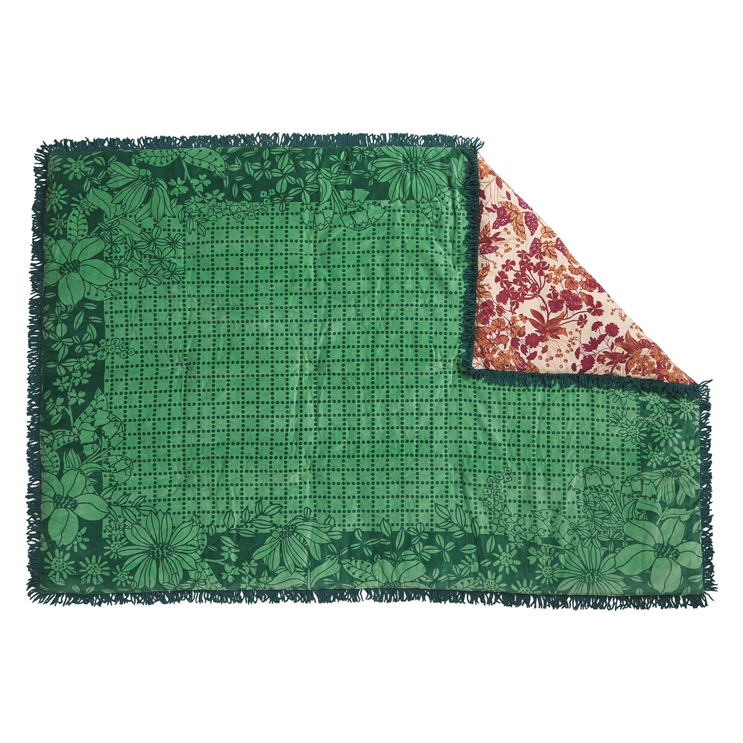 Mallorie velvet blanket by Sage & Clare