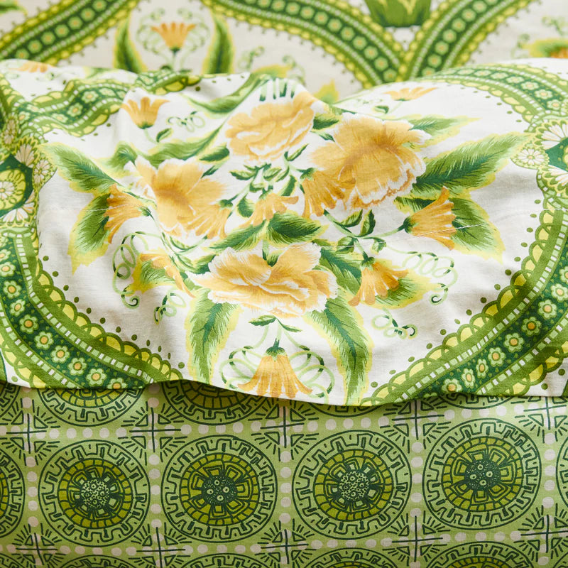 Margaret Cotton Sheets - La Palma Flat Sheet by Sage & Clare