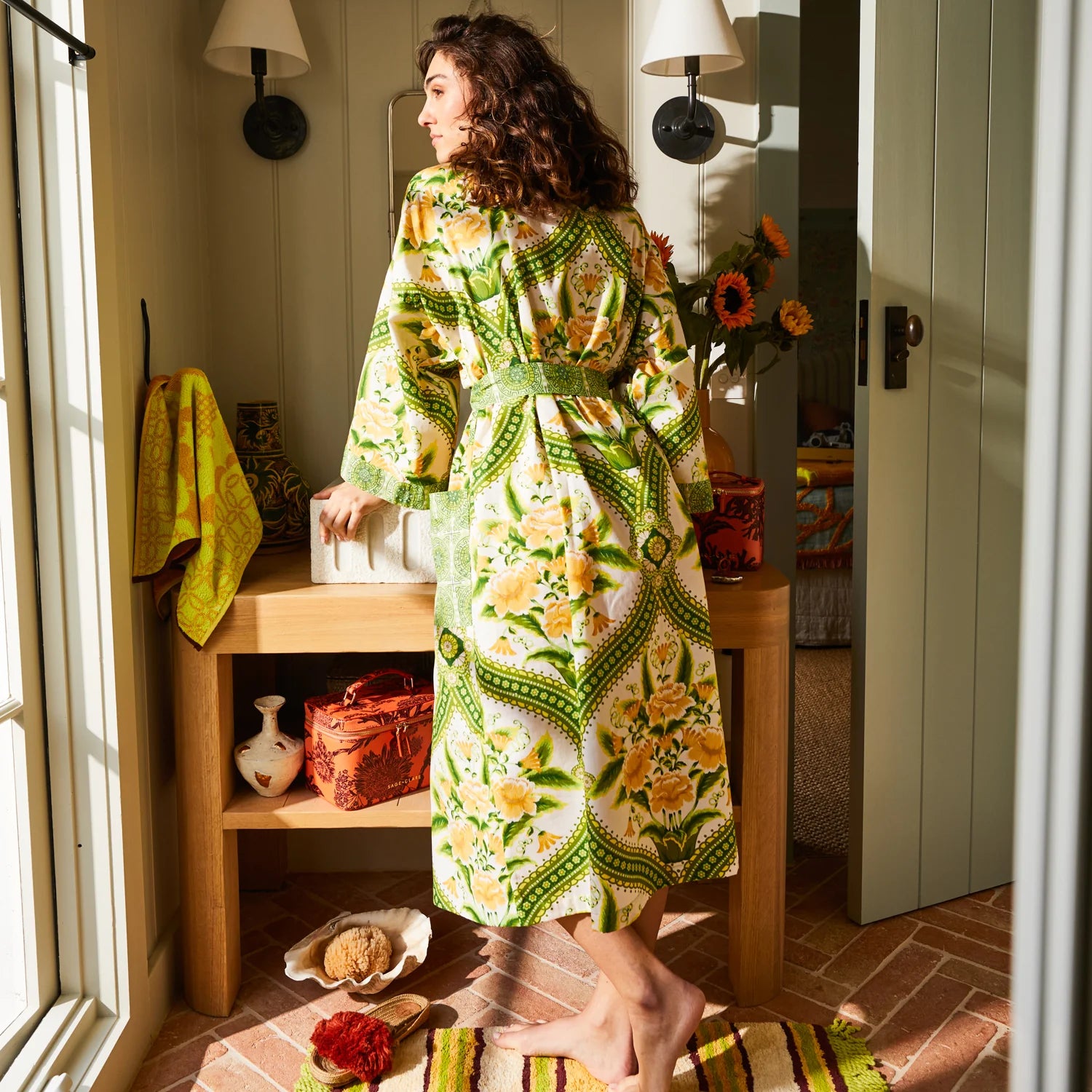Margaret Cotton Robe by Sage & Clare