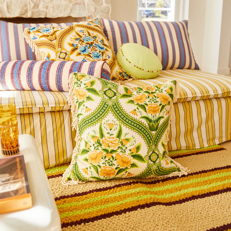 Margaret Fringe Cushion by La Palma by Sage & Clare