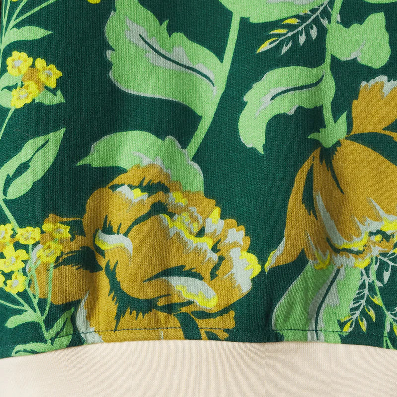 fabric details of Margot Kids Sweater by Sage & Clare made from soft organic cotton fleece