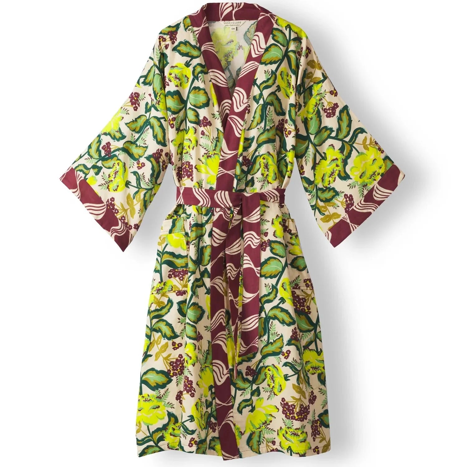 Margot Cotton Bath Robe by Sage & Clare