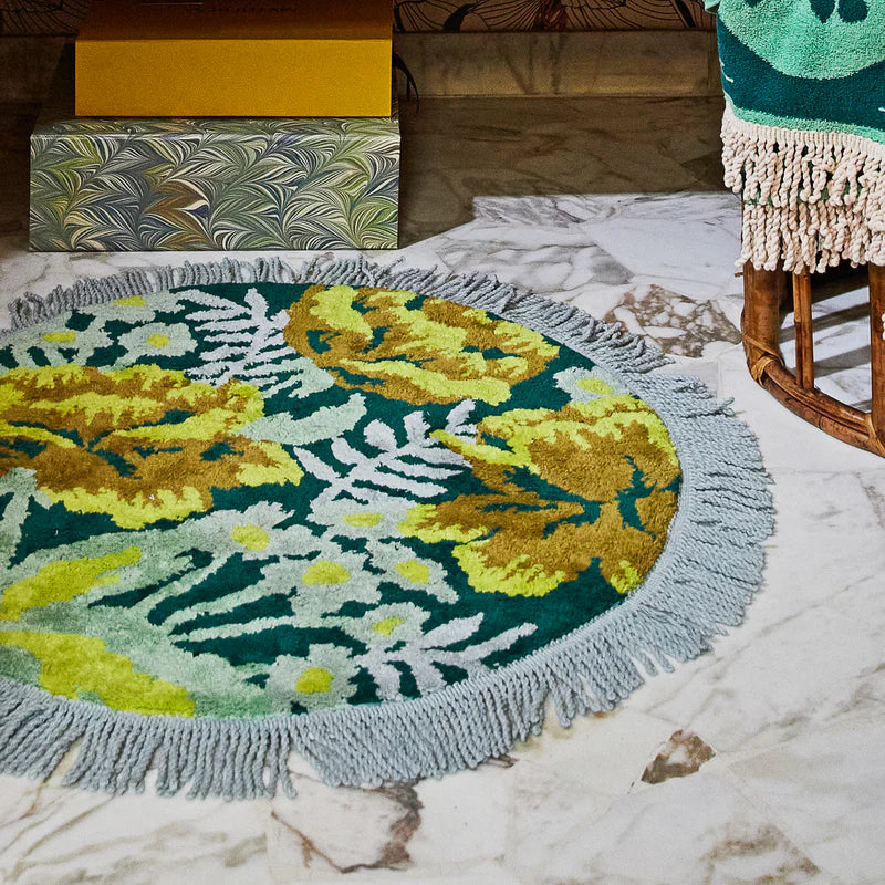 Margot round bath mat by Sage & Clare