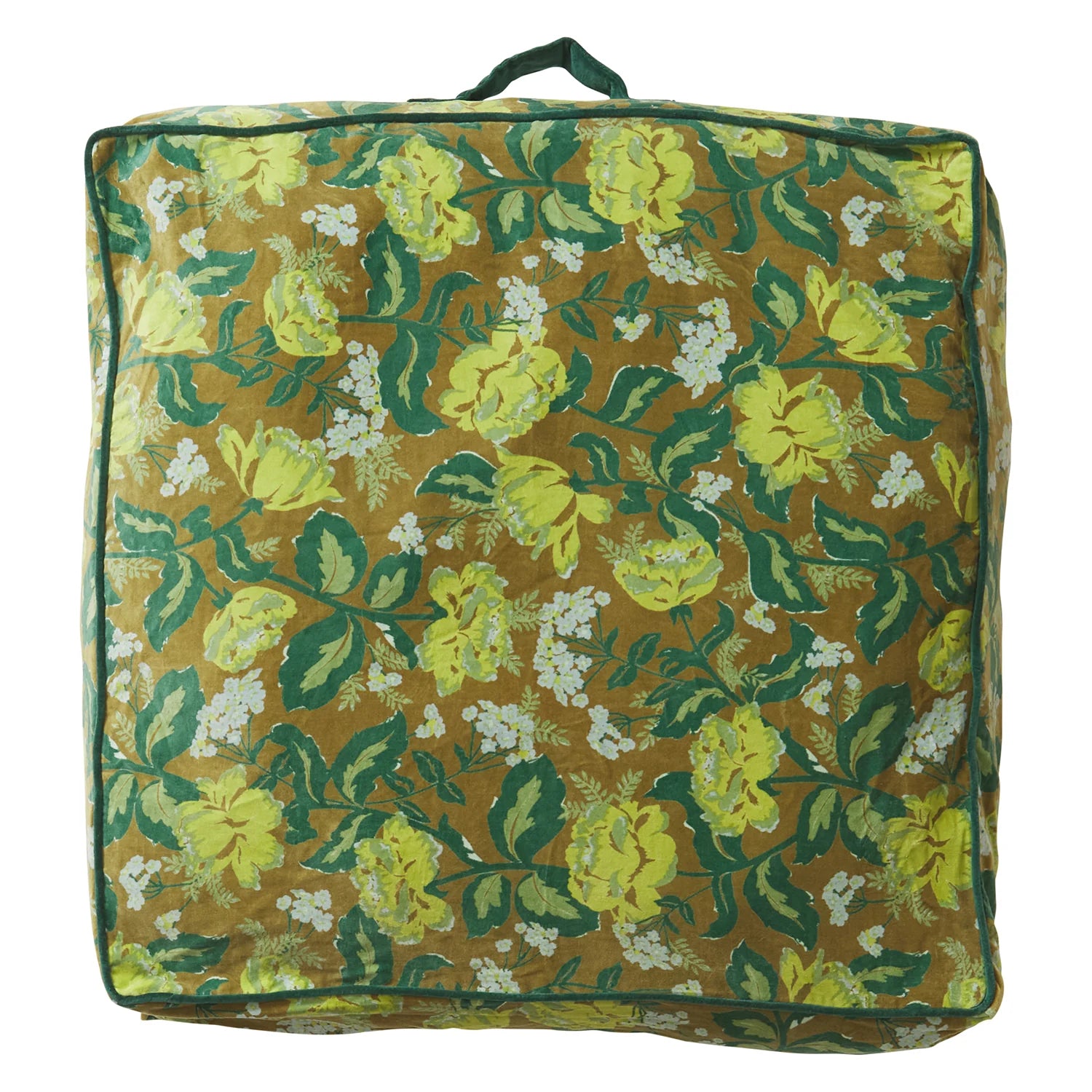 Margot Velvet Floor Cushion by Sage & Clare