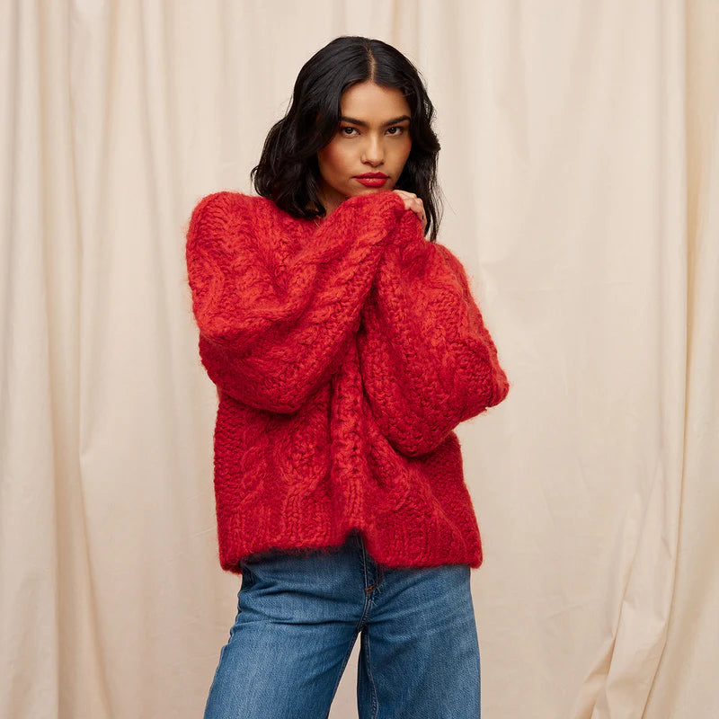 Red Knit by Sage & Clare - Marlon Jumper